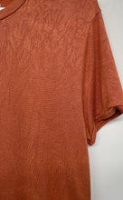Load image into Gallery viewer, Zara Womens Brown Short Sleeve Round Neck Pullover T-Shirt Size Medium