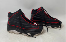 Load image into Gallery viewer, Nike Kids Air Jordan Pro Strong Black Red Lace-Up Basketball Shoes Size 5.5Y