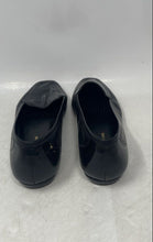 Load image into Gallery viewer, Antonio Melani Womens Black Leather Square Toe Slip-On Loafers Shoes Size 9M