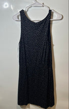 Load image into Gallery viewer, H&M Womens Black White Sleeveless Collarless Scoop Neck Pullover Shift Dress XS