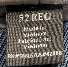 Load image into Gallery viewer, GS Perfect Fit Mens Blue Notch Lapel Single-Breasted Two-Button Blazer Size 52R