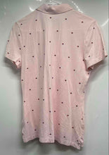 Load image into Gallery viewer, Tommy Hilfiger Womens Pink Red Black Detailed Short Sleeve Polo Shirt Size S/P
