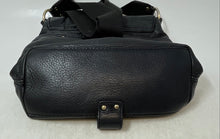 Load image into Gallery viewer, Michael Kors Womens Black Leather Charm Inner Pocket Crossbody Handbag