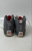 Load image into Gallery viewer, Nike Boys Air Jordan 12 Cool Gray Suede Mid Top Lace-Up Basketball Shoes Size 5Y