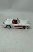 Load image into Gallery viewer, Bburago Classic 1957 Corvette White Red Collectible Toy Diecast Car