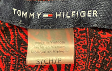 Load image into Gallery viewer, Tommy Hilfiger Womens Red Black Paisley Sleeveless Round Neck Blouse Top Size S