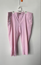 Load image into Gallery viewer, Ralph Lauren Womens Pink Striped Print Slash Pocket Active Ankle Pants Size 12