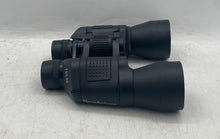Load image into Gallery viewer, Brookstone Black 10x50 Rubberized Coating Multi-Purpose Binoculars With Case