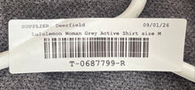 Load image into Gallery viewer, Lululemon Womens Gray Heather Short Sleeve Activewear T-Shirt Size Medium