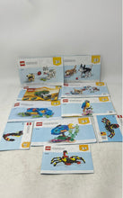 Load image into Gallery viewer, Lot Of 11 Pcs Assorted Lego Creator 3 In 1 Mixed Instruction Manuals For Age 3+