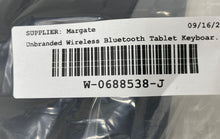 Load image into Gallery viewer, Unbranded Black Portable Wireless Bluetooth Tablet Keyboard No Tested
