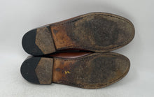 Load image into Gallery viewer, Nordstrom Mens Brown Leather Moc Toe Slip-On Penny Loafer Shoes Size 12N