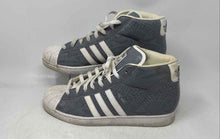 Load image into Gallery viewer, Adidas Mens Pro Model Gray White Snakeskin Print Lace-Up Sneaker Shoes Size 11
