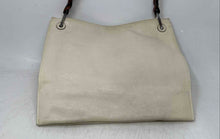 Load image into Gallery viewer, Brighton Womens Ferrara Ivory Floral Leather Tassel Zipper Shoulder Bag