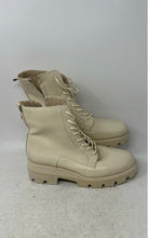 Load image into Gallery viewer, Sam Edelman Womens Garret Beige Leather Platform Combat Boots Size 7.5M