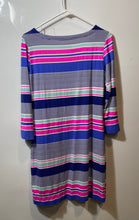 Load image into Gallery viewer, Lilly Pulitzer Womens Multicolor Striped Sophie Jersey Shift Dress Size Small