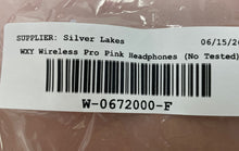 Load image into Gallery viewer, WXY Pink Foldable Bluetooth Wireless Over The Ear Headphones w/ Case Not Tested