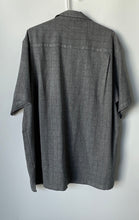 Load image into Gallery viewer, Haggar Mens Gray Check Short Sleeve Collared Pockets Button-Up Shirt Size XXL