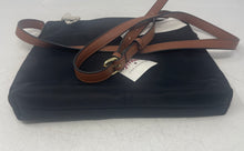 Load image into Gallery viewer, Calvin Klein Womens Black Brown Adjustable Strap Shoulder Crossbody Bag w/ Tags