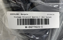 Load image into Gallery viewer, Vintage Polaroid Spectra 2 Black Auto Focus Instant Film Camera Not Tested
