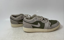 Load image into Gallery viewer, Nike Kids Air Jordan 1 Low SE HV4396-201 Gray Green Sneaker Shoes Size 6.5