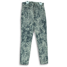 Load image into Gallery viewer, Express Womens Gray Animal Print Flat Front Pockets Trouser Pants No Size
