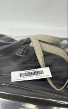 Load image into Gallery viewer, Totes Womens Brown Leather Double Handle Magnetic Luggage Tag Tote Handbag