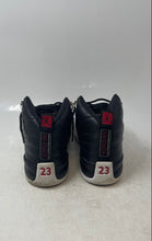 Load image into Gallery viewer, Nike Kids Air Jordan 12 153265-001 Black & White Leather Sneaker Shoes Size 5.5Y