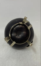 Load image into Gallery viewer, Rare Vintage Argentinean Silver-Tone Black Footed Yerba Mate Gourd Cup