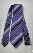 Load image into Gallery viewer, Giorgio Armani Mens Multicolor Striped Silk Adjustable Pointed Tie One Size