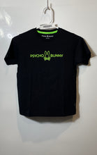 Load image into Gallery viewer, Psycho Bunny Boys Black Graphic Print Short Sleeve Pullover T-Shirt Size 7-8/S