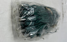 Load image into Gallery viewer, Atico International Clear Bulbs Green Wire 50 String Lights Not Tested