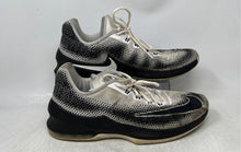 Load image into Gallery viewer, Nike Mens Air Max Infuriate Low 852457-100 White Black Basketball Shoes Size 13
