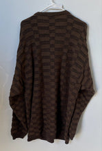 Load image into Gallery viewer, Perry Ellis Mens Brown Tight-Knit Long Sleeve Crew Neck Pullover Sweater Size XL