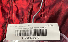 Load image into Gallery viewer, Fashion Womens Red Spaghetti Straps Side Ruffle Back-Zip Maxi Dress Sz 2 W/ Tag