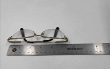 Load image into Gallery viewer, Authentic Versace Women's Gold-Tone Black Glasses With Case