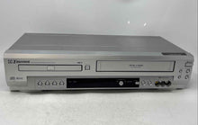 Load image into Gallery viewer, Emerson EWD2003 Silver HQ 4 Head Video Cassette Recorder/DVD Player Not Tested