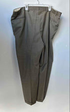 Load image into Gallery viewer, Cesarani Mens Beige Pleated Front Slash Pockets Straight Leg Dress Pants No Size