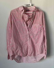 Load image into Gallery viewer, Emporio Armani Womens Multicolor Striped Long Sleeve Button-Up Shirt Size 44