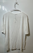 Load image into Gallery viewer, Zara Mens White Short Sleeve V-Neck Pullover T-Shirt Size Large