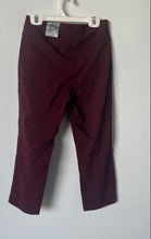 Load image into Gallery viewer, Alfani Womens Burgundy Flat Front Straight Leg Trouser Pants Size 0P