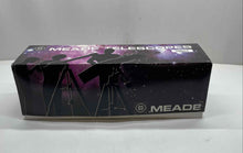Load image into Gallery viewer, Meade Model 230 White Black Refractor Telescope With Accessories In Box
