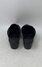 Load image into Gallery viewer, B.O.C. Womens Black Faux Leather Block Heel Slip-On Clog Shoes Size 6M
