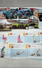 Load image into Gallery viewer, Lot Of Assorted Lego Multicolor Mixed Variety Manuals Instruction Books In Bag