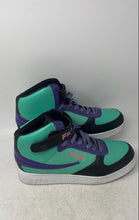 Load image into Gallery viewer, Fila Mens A-High 1CM00540-013 Green Purple Lace-Up Sneaker Shoes Size 10