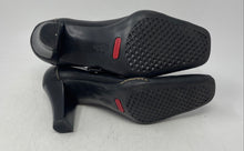 Load image into Gallery viewer, Aerosoles Womens Black Leather Square Toe Mary Jane Heels Size 5.5B