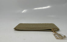 Load image into Gallery viewer, Jimmy Choo Parfums Womens Gold-Tone Sparkling Glitter Zip Top Pouch Wallet