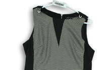 Load image into Gallery viewer, White House Black Market Womens Black White Houndstooth Print Tank Top Size 8