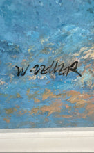Load image into Gallery viewer, W. Zeller Signed Southwestern Pottery And Cactus Framed Art Painting