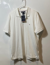 Load image into Gallery viewer, Tommy Hilfiger Mens White Cotton Short Sleeve Collared Polo Shirt Sz XL With Tag